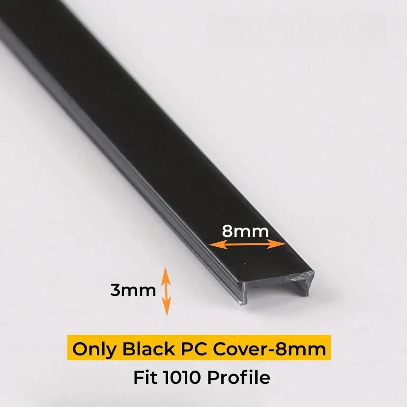 DecorBites™ LED Strip Channel Diffuser for Flexible Replaceable LED Aluminum Profile Light Cover