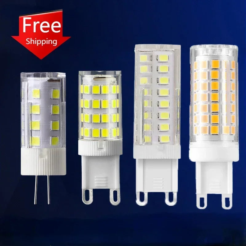 DecorBites™ LED Bulbs: E27 E14 G9 G4 Lamp, AC110V 220V, Energy-Efficient Lighting Solution
