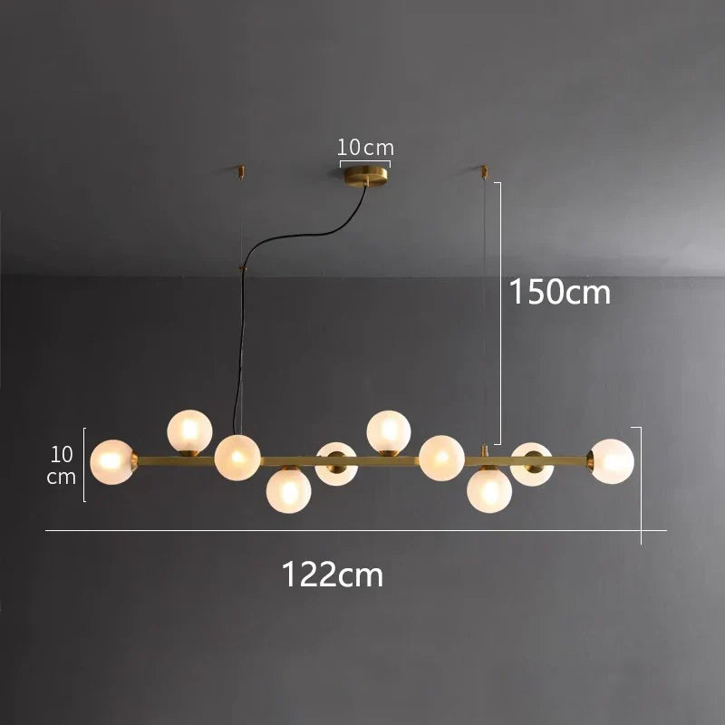 DecorBites™ LED Pendant Chandeliers for Modern Living and Dining Room Lighting