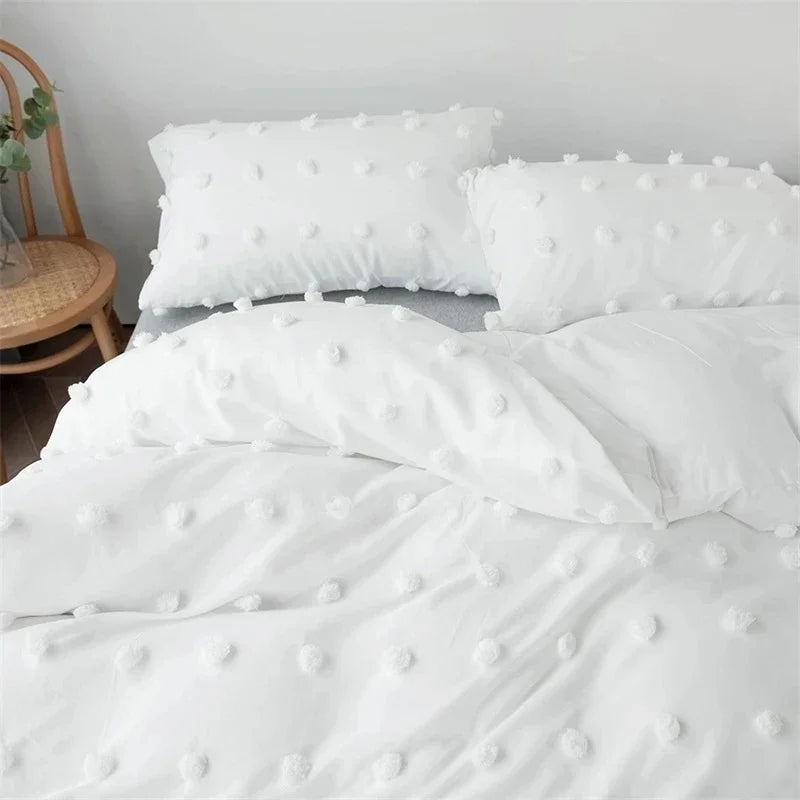 DecorBites™ Furball Double Bed 3-Piece Duvet Set - King/Queen Size Luxury Bedding