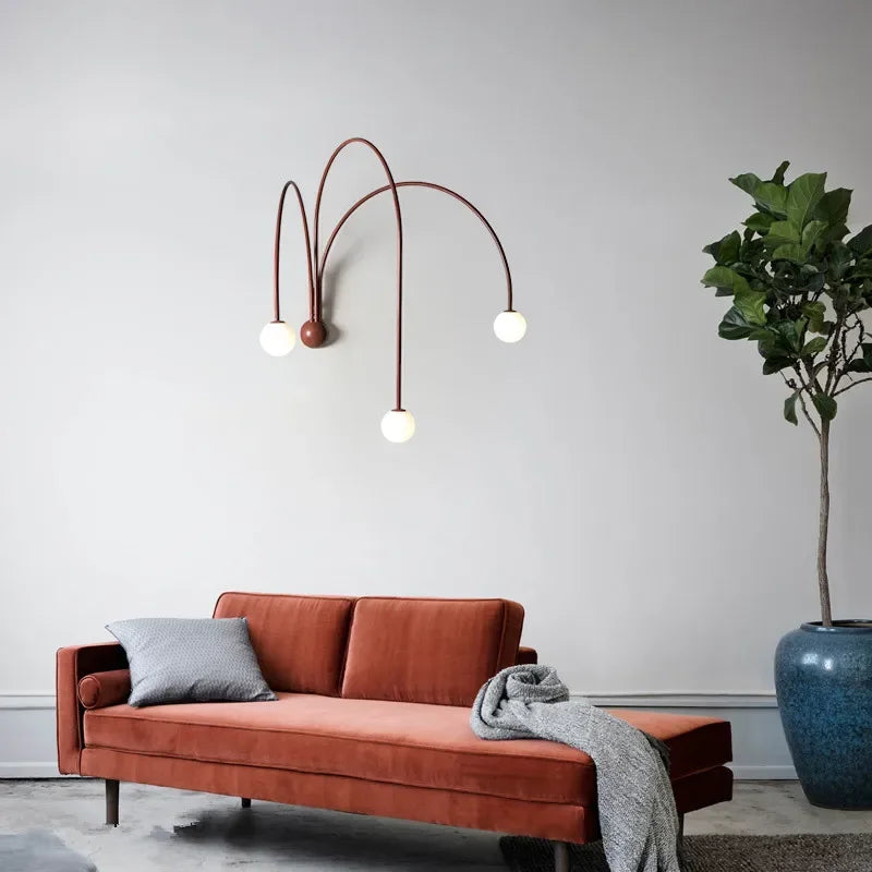 DecorBites™ Glass Ball Modern Wall Lamp for Living Room & Bedroom