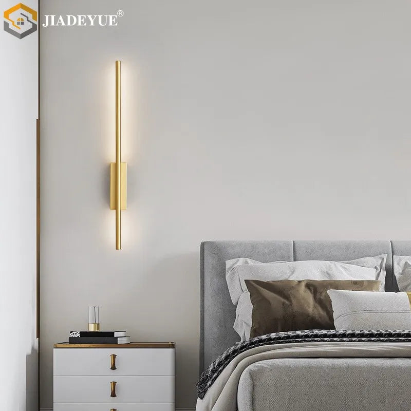 DecorBites™ LED Strip Copper Wall Lamp for Living Room Bedroom Corridor Hallway