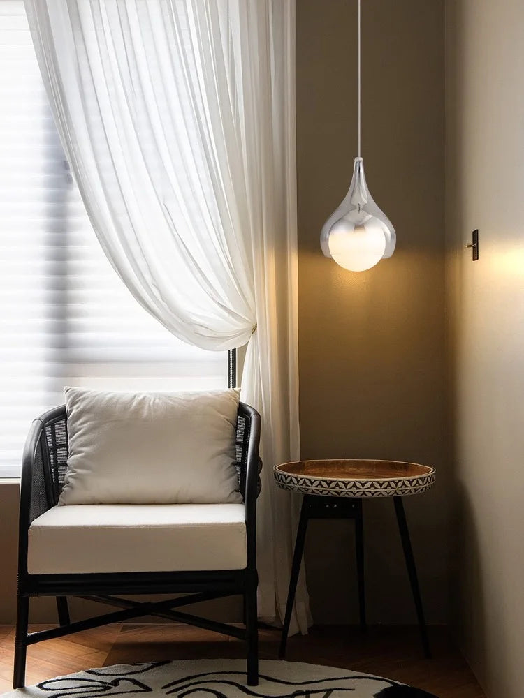 DecorBites™ LED Water Droplet Ceiling Chandelier - Modern Bedroom Pendant Lamp
