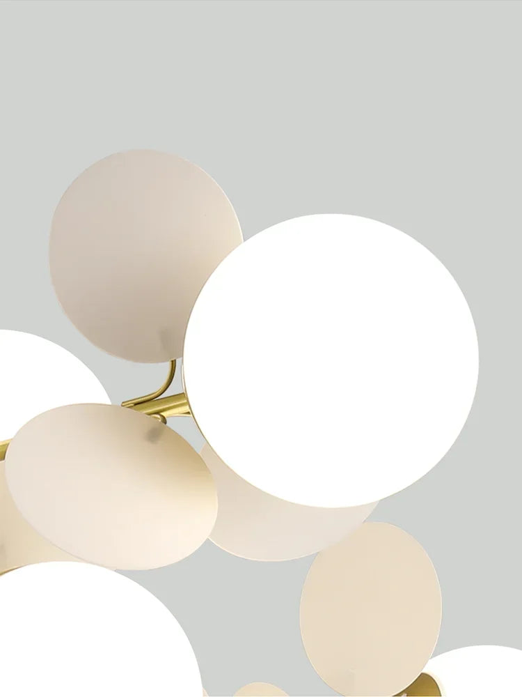 DecorBites™ Glass Hanging Ceiling Lamp for Kids Room, Living Room, Bedroom - Modern Chandelier & Home Decor