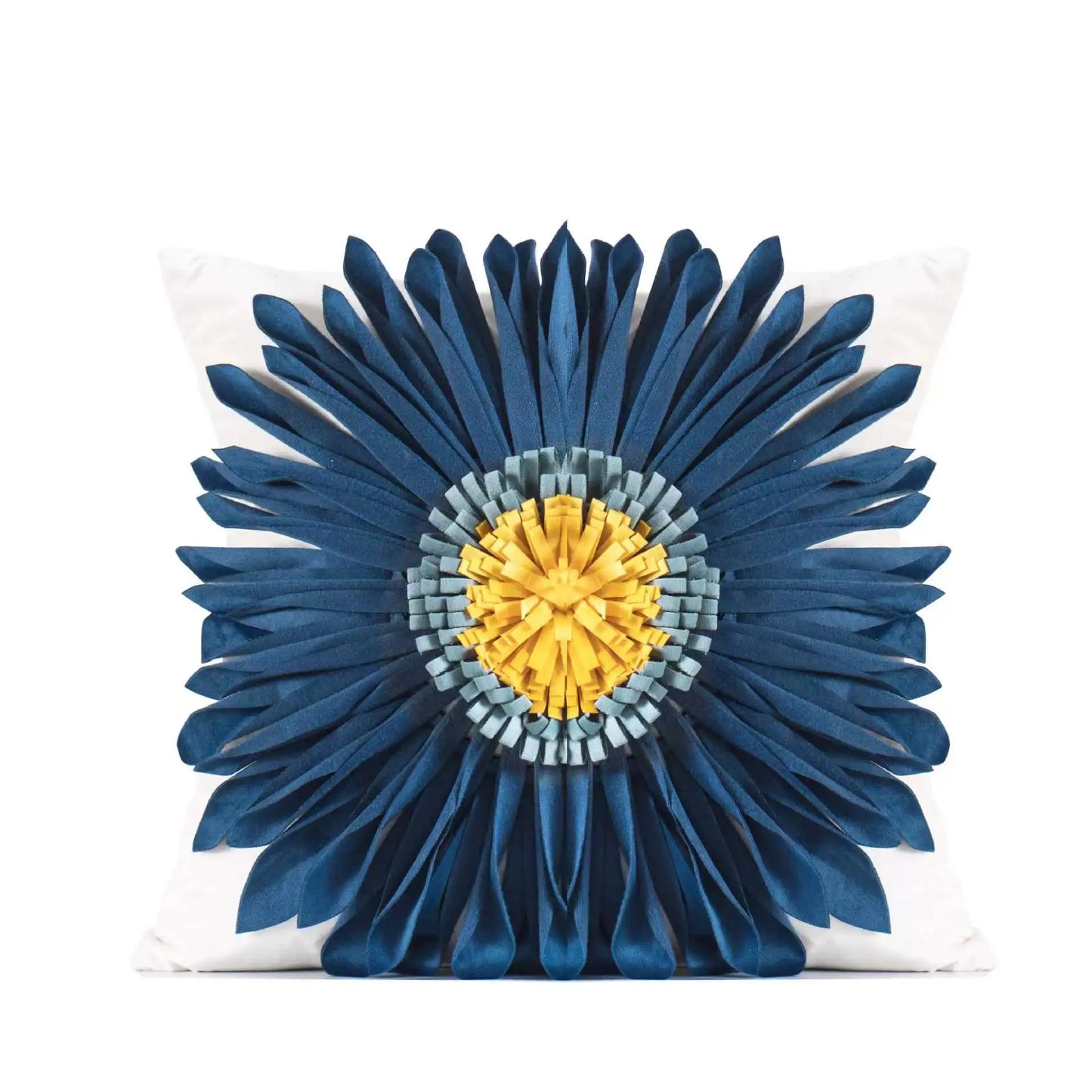 DecorBites™ Geometric Tufted Tassel Cushion Cover Cotton Canvas Fall Pillow Cover