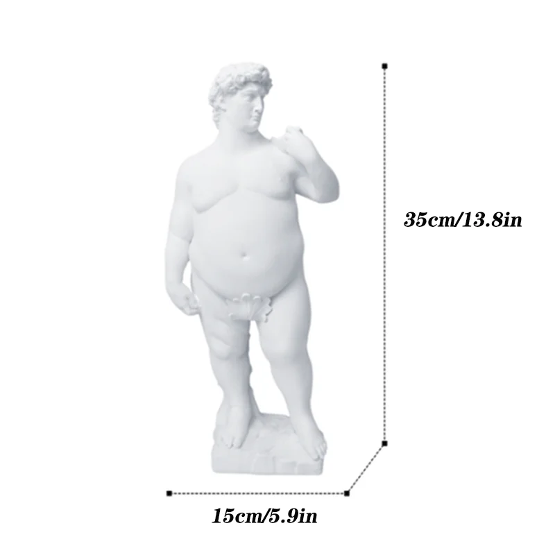 DecorBites™ Abstract Human Body Sculpture Resin Craft Desktop Ornaments Garden Art Decoration