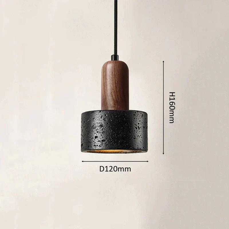DecorBites™ Cream Nordic Small Pendant Lamp for Modern Wabi Sabi Bedroom Decor