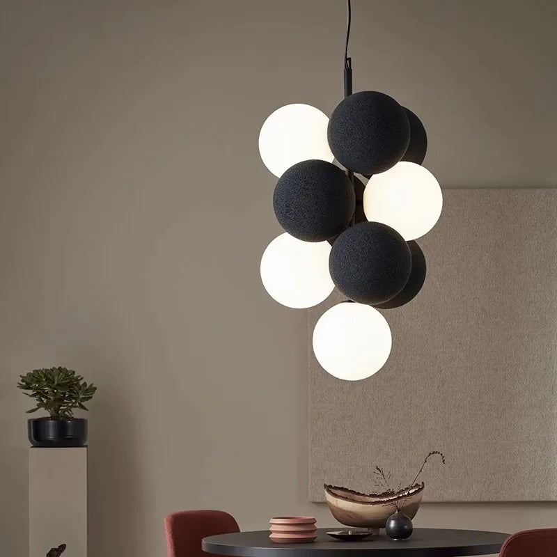 DecorBites™ Ball LED Ceiling Chandelier Modern Creative Kitchen Island Bedroom Pendant Lights