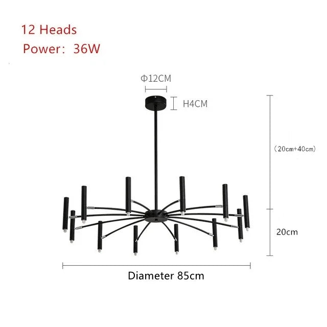 DecorBites™ Art Pendant Chandelier - Nordic LED Indoor Lighting Fixture