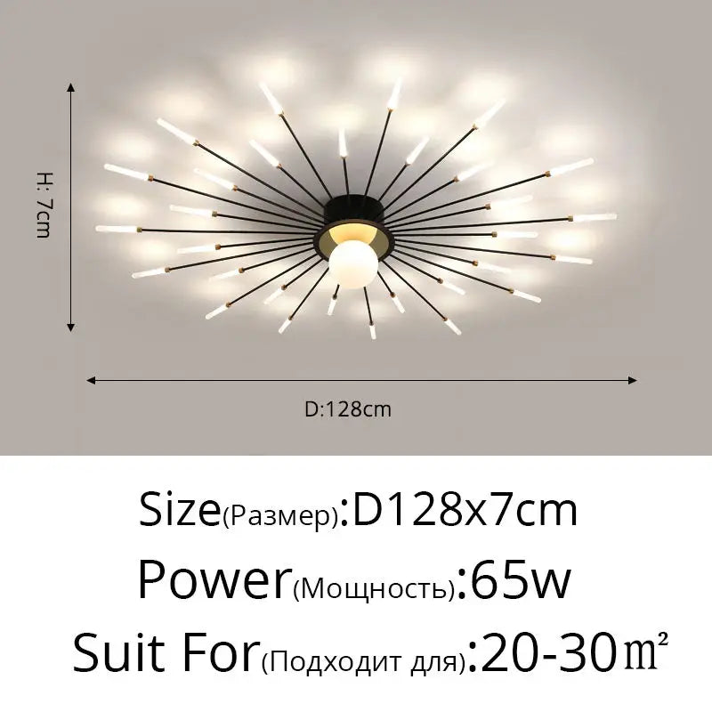 DecorBites™ LED Modern Ceiling Lights for Bedroom, Hall & Living Room