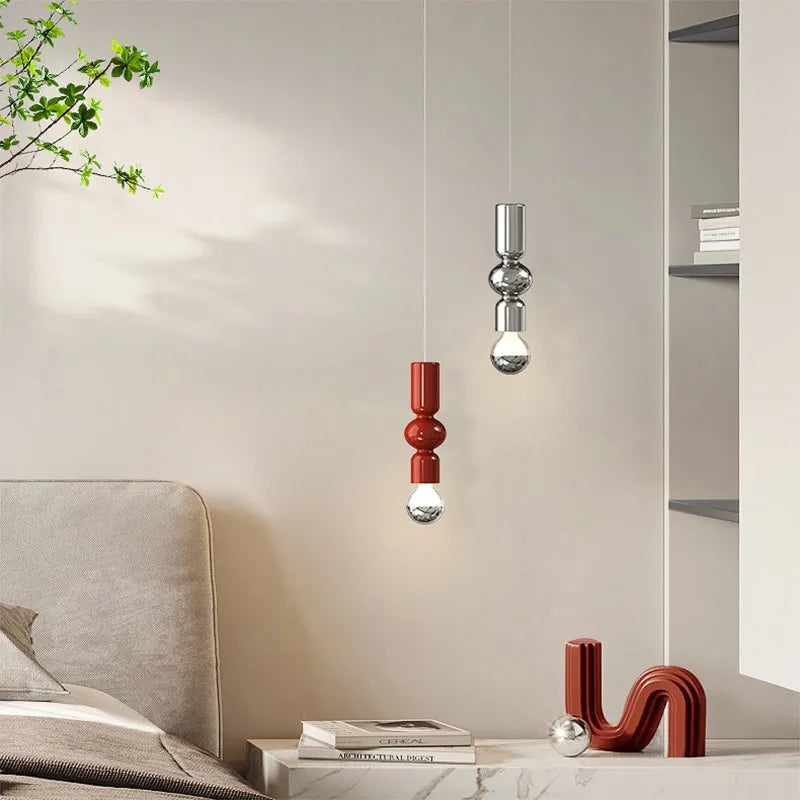 DecorBites™ Caterpillar Iron LED Pendant Light for Home Decor Lighting