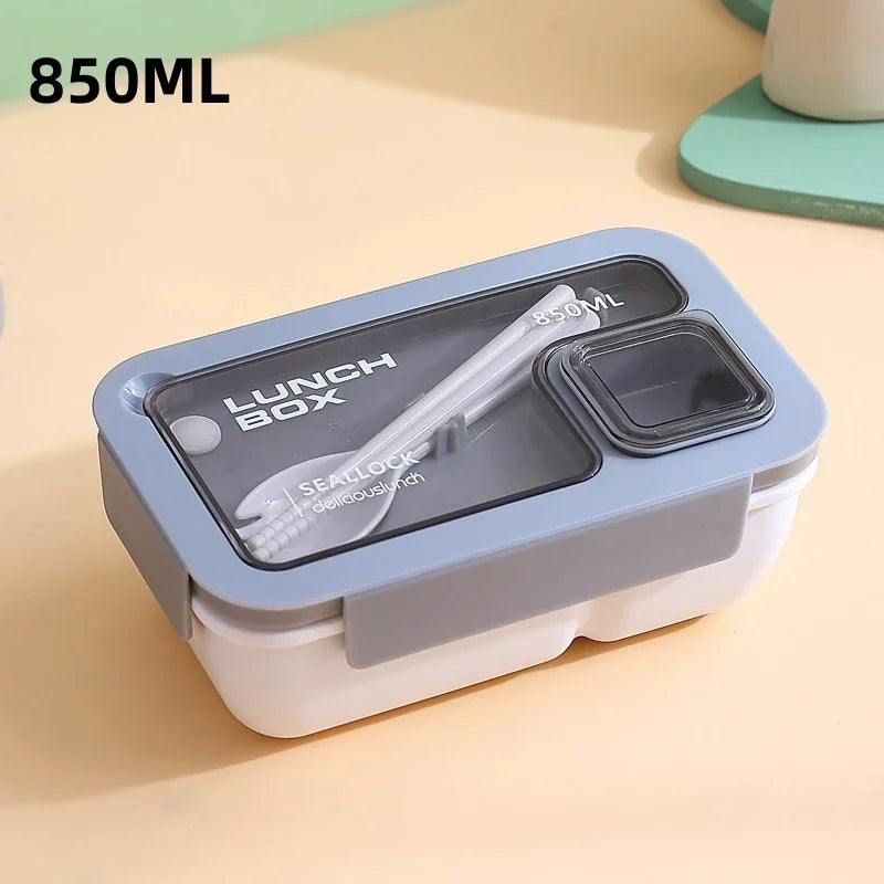 DecorBites™ Bento Box Set with Tableware | Leakproof Microwave Food Container