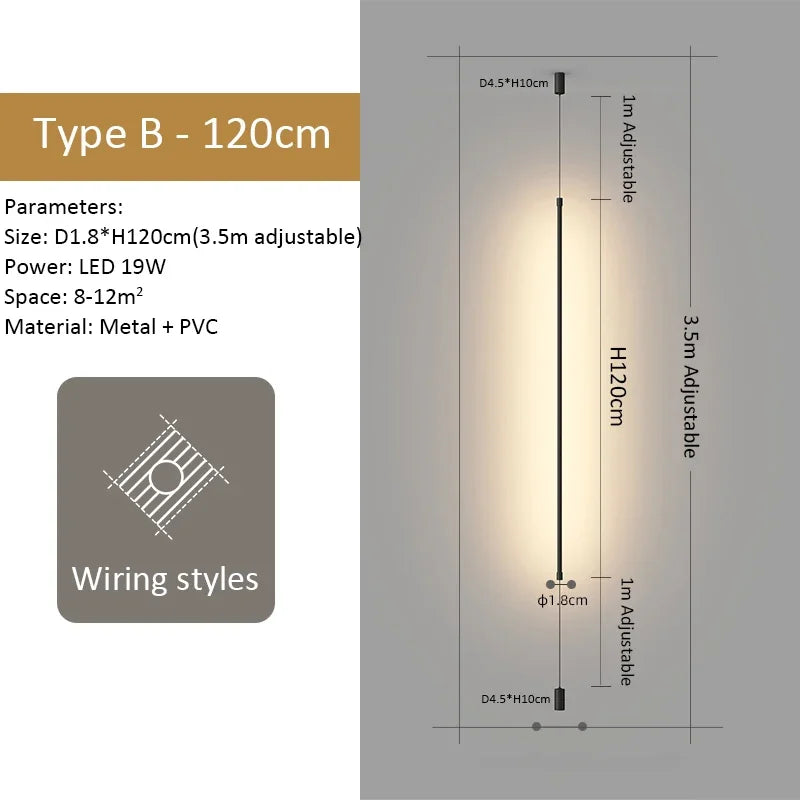 DecorBites™ Black LED Pendant Chandeliers for Modern Nordic Home Decor