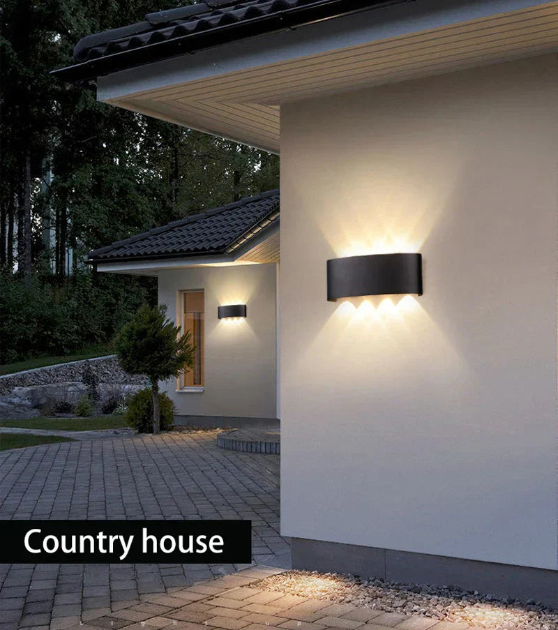DecorBites™ LED Outdoor Garden Wall Light Waterproof Decor Porch Lamp Fixture