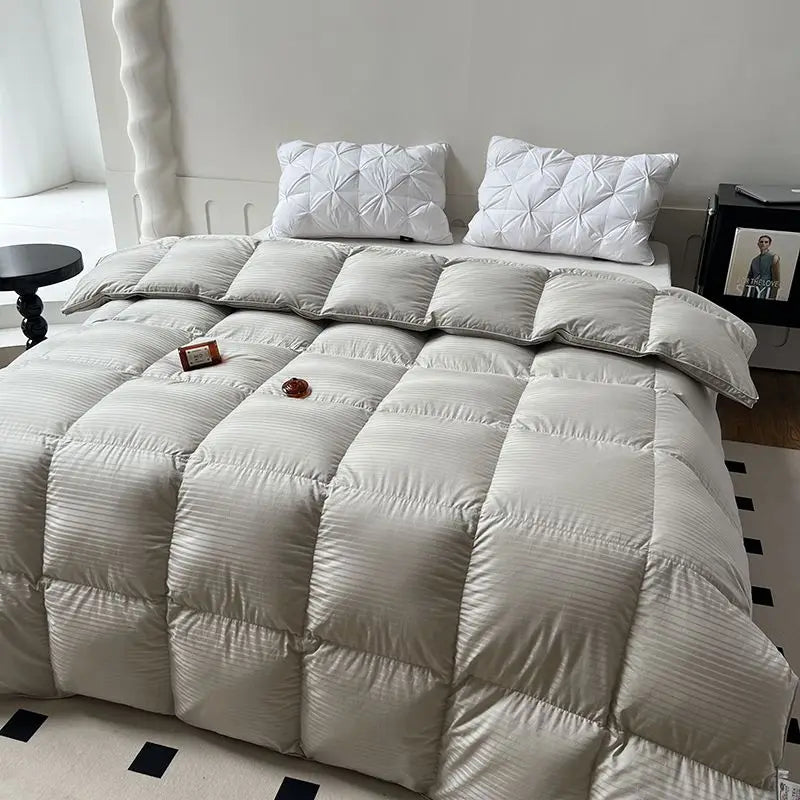 DecorBites™ Luxe Goose Down Winter Duvet | Queen King Size Comforter Quilt Core