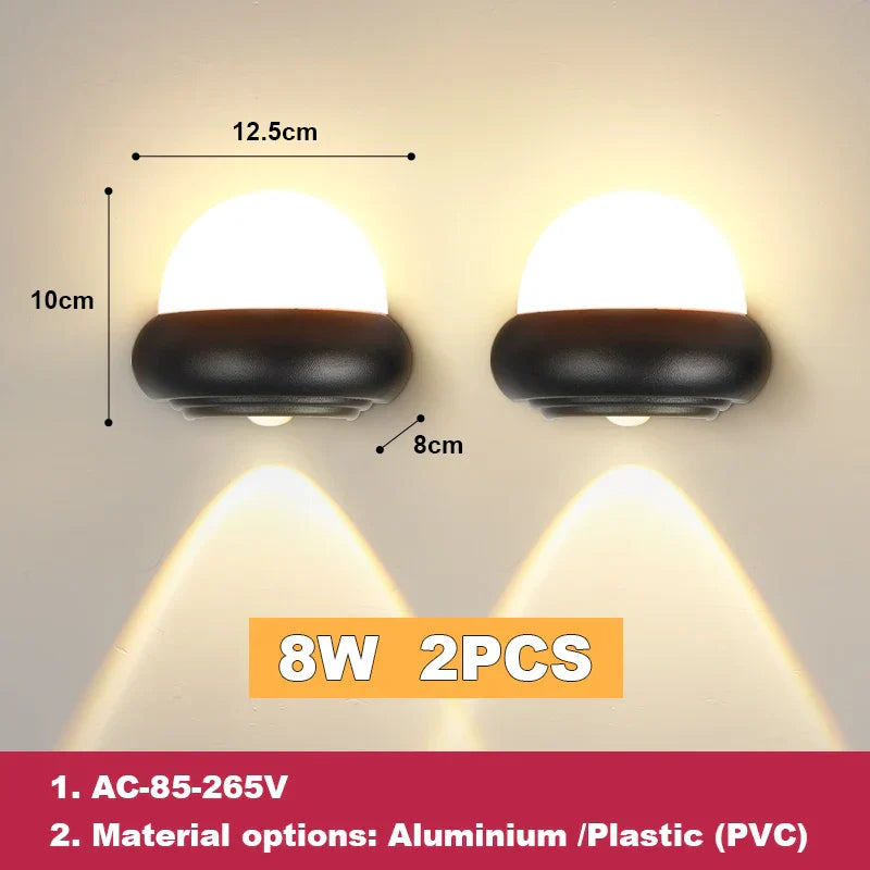 DecorBites™ Acrylic LED Wall Light for Home Decoration Luxury Mood Light
