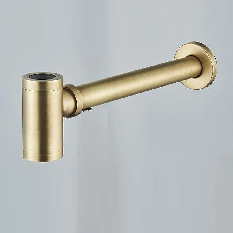 DecorBites™ Brass Basin Tap Siphon Kit, Pop Drain Deodorization, Chrome/Black/Bronze