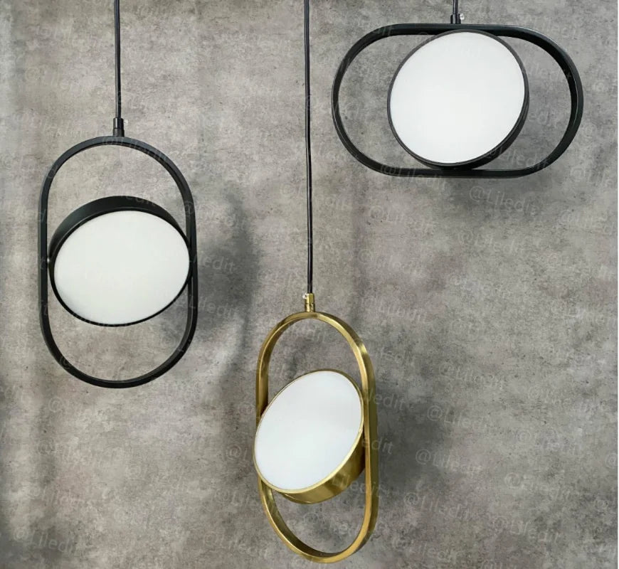 DecorBites™ Adjustable Angle LED Pendant Light Fixture for Home and Shop Lighting