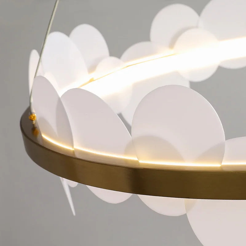 DecorBites™ Acrylic Ceiling Chandelier Modern Home Decor Hanging Lamp Indoor Lighting