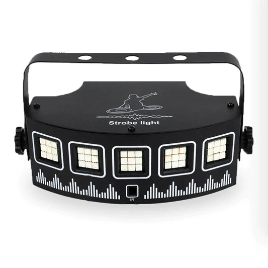 DecorBites™ LED RGB Disco Strobe Light | Sound Activated Party Club Stage Lighting