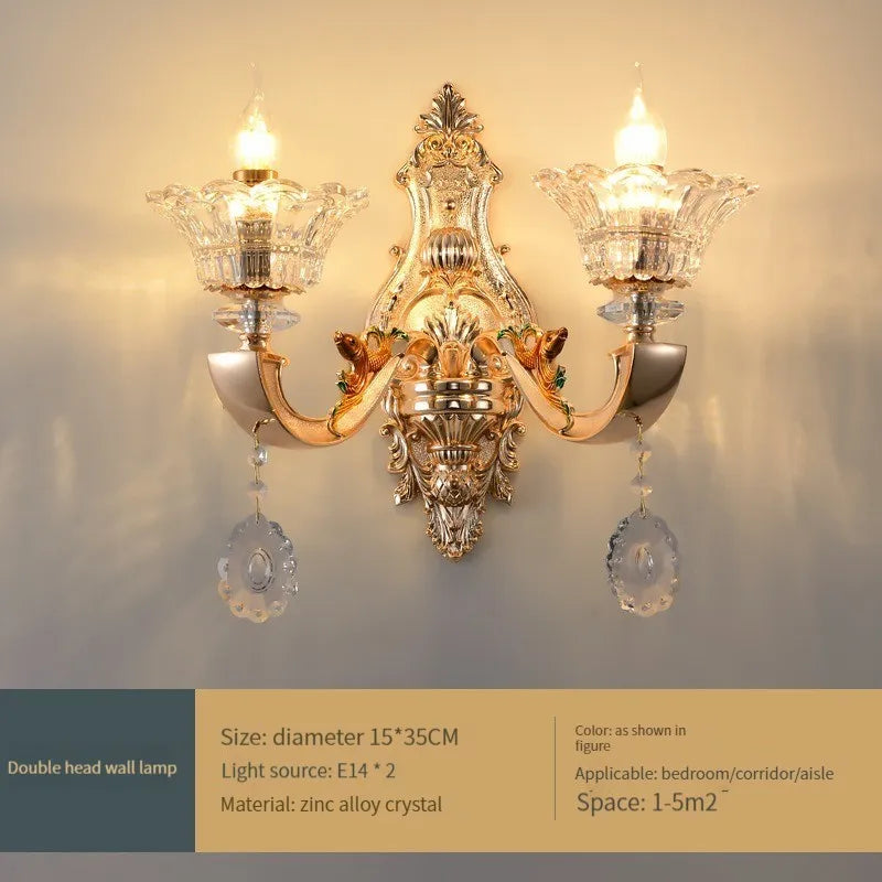 DecorBites™ Crystal Chandelier Ceiling Light for Living, Dining, and Bedroom