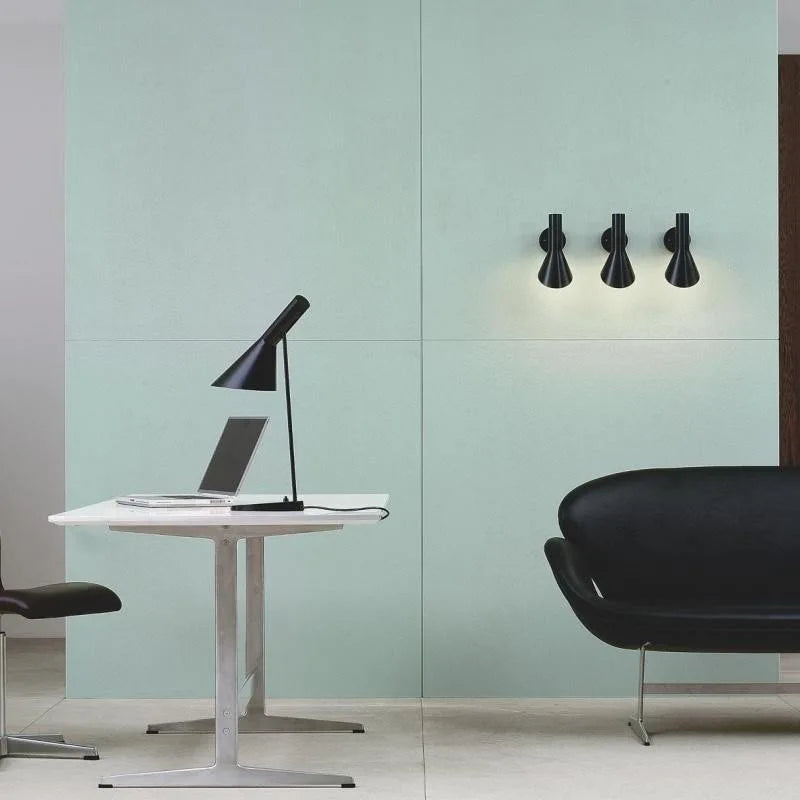 DecorBites™ Industrial Iron Table Lamp for Bedroom Decor and Lighting