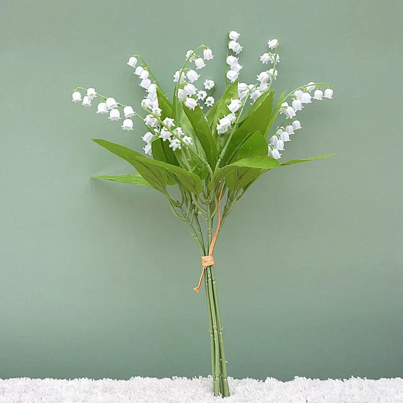 DecorBites™ Bellflower Artificial Flowers Handmade Home Wedding Decoration Bouquet