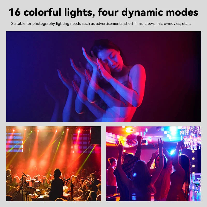DecorBites™ LED RGB Spotlight with Remote Control for KTV Bar Disco Lighting