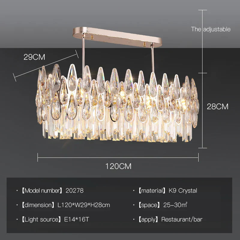 DecorBites™ Crystal Chandelier Duplex Spiral Staircase Post-modern Luxury Light