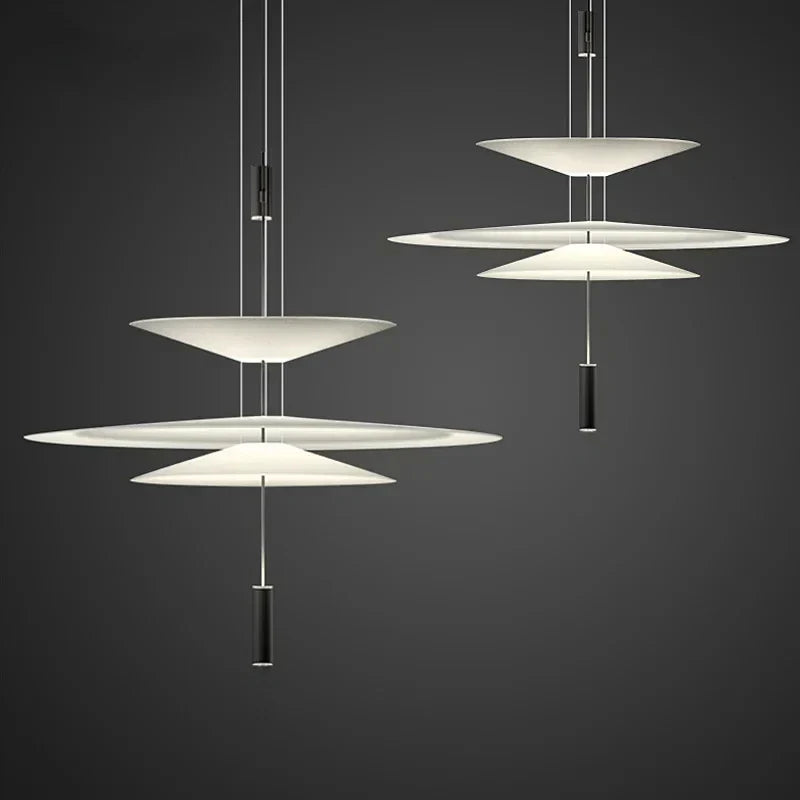 DecorBites™ LED Saucer Pendant Light for Home Decor and Living Room