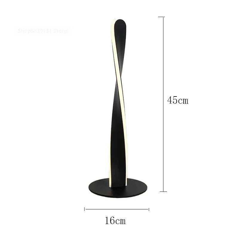 DecorBites™ Aluminum Floor Lamp: Modern Free Standing LED Dimmable Lights