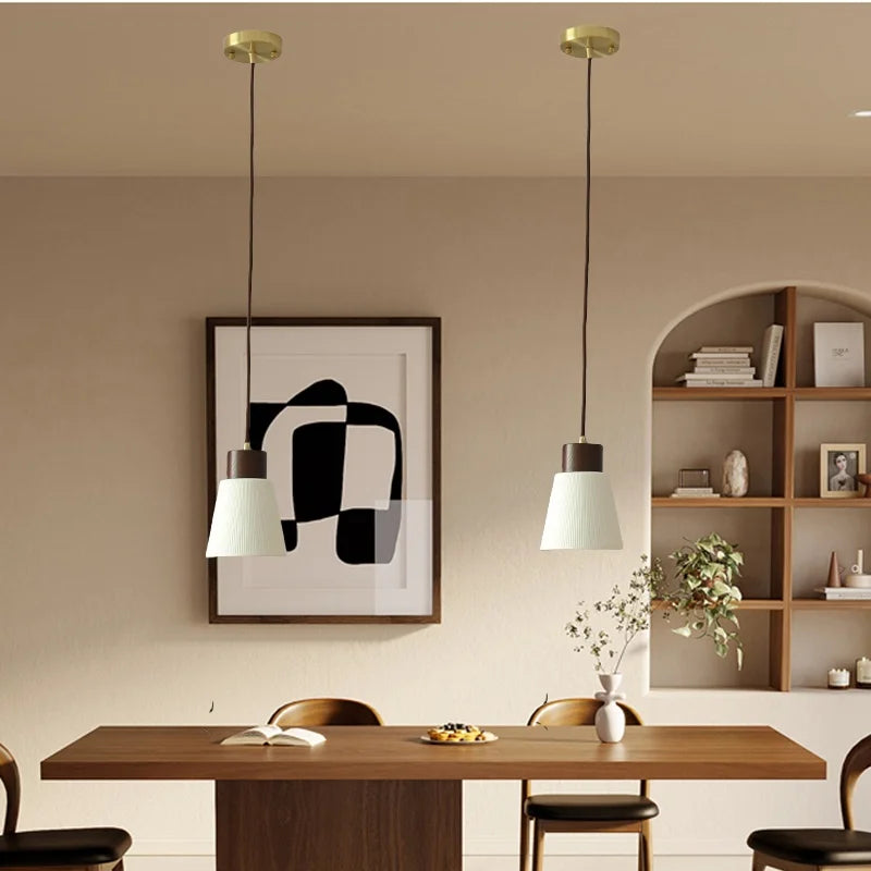 DecorBites™ Ceramic LED Pendant Light Fixture for Home Decor Minimalism Hanging Lamp
