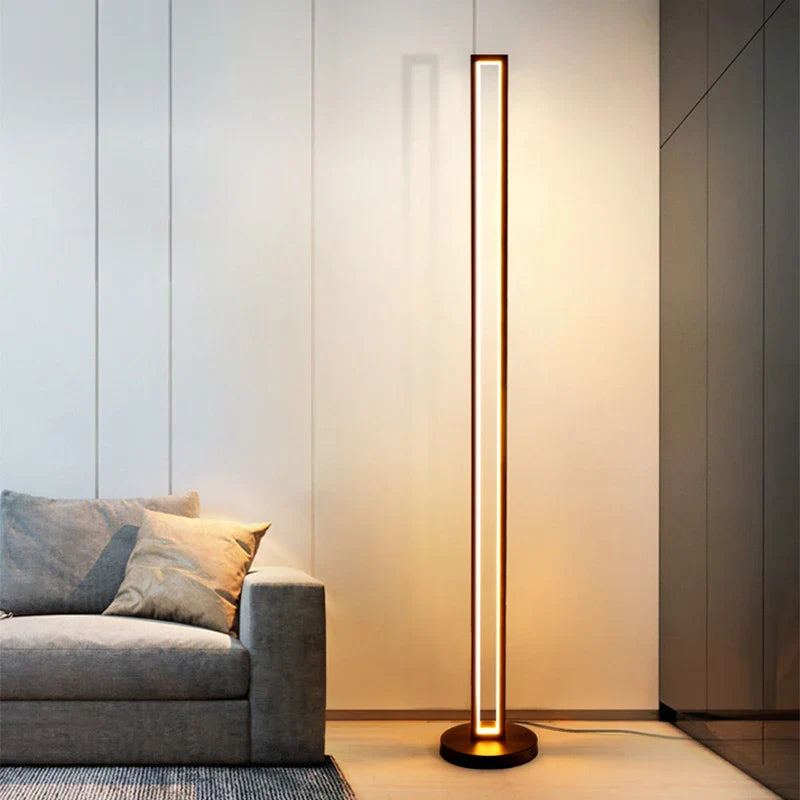 DecorBites™ Art Deco Spiral Shade Floor Lamp - Modern Minimalist Stand Light