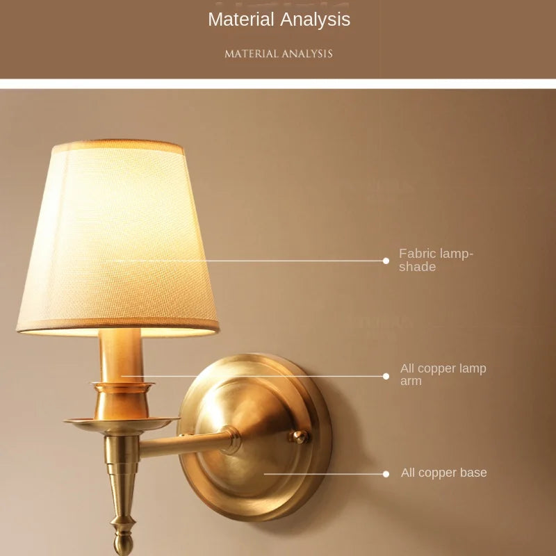 DecorBites™ Copper Wall Lamp: Modern LED Sconce for Home Decor & Bedroom, Industrial Style