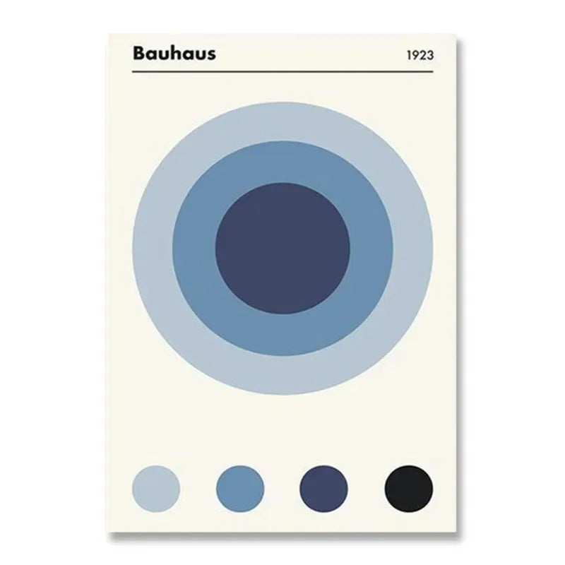 DecorBites™ Modern Black & White Exhibition Canvas Print