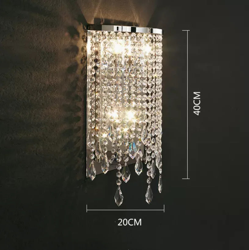 DecorBites™ Crystal Chandelier Pendant Light for Living Dining Room Luxury Lamps