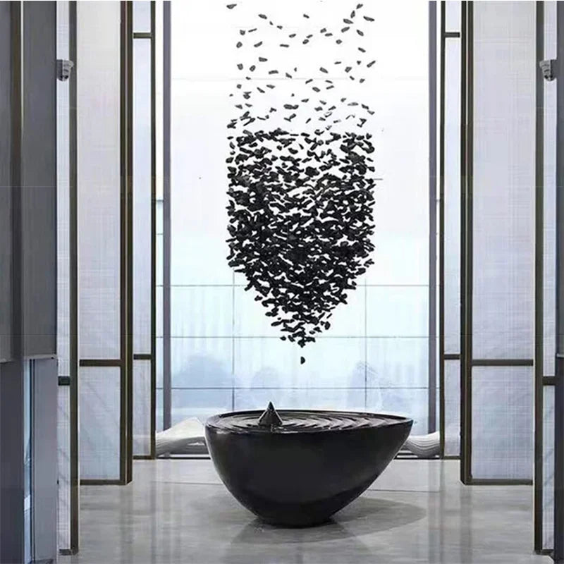 DecorBites™ Crystal LED Chandelier: Luxury Staircase & Hallway Lighting Fixture