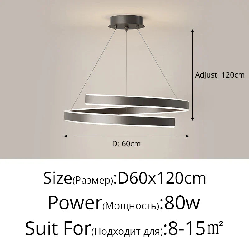 DecorBites™ LED Chandelier Lights for Living Dining Room, Bedroom, Kitchen, Hall - Modern Indoor Lighting Fixture