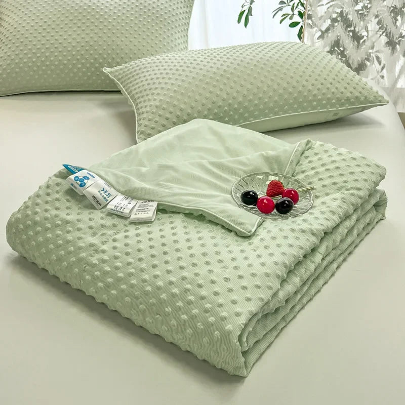 DecorBites™ Cooling Massage Blanket for Home Double Single Bed Comforter