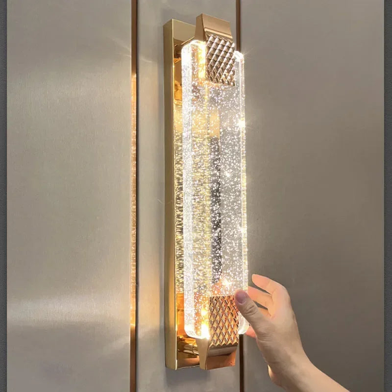 DecorBites™ Crystal Bubble Wall Lights - Elegant Living Room Bedroom Decor Wall Sconces