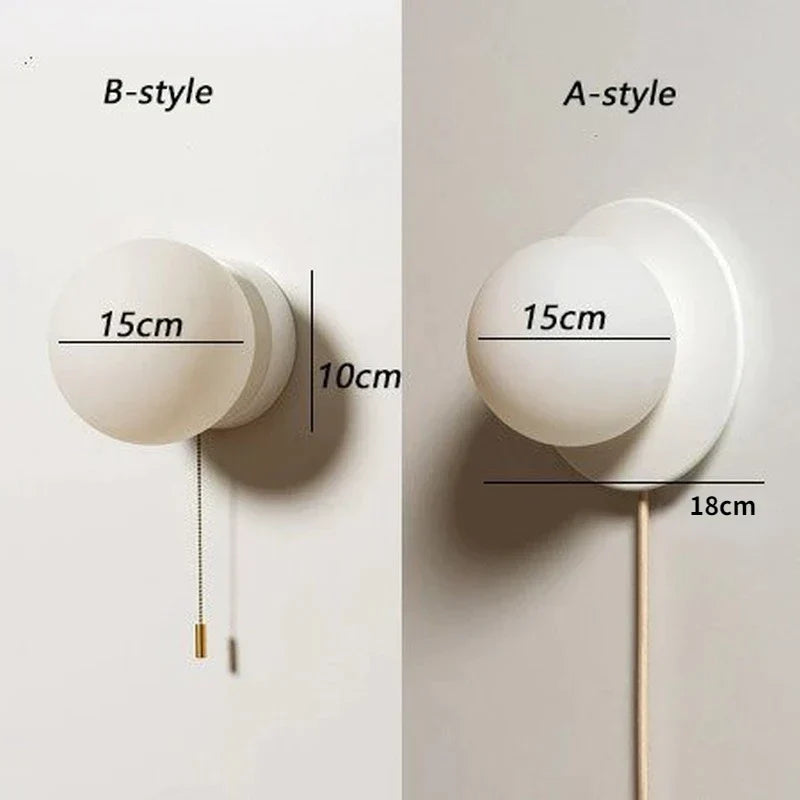 DecorBites™ Ball Wall Light: Modern Creative Bedroom Lamp for Living Room Hotel Decor