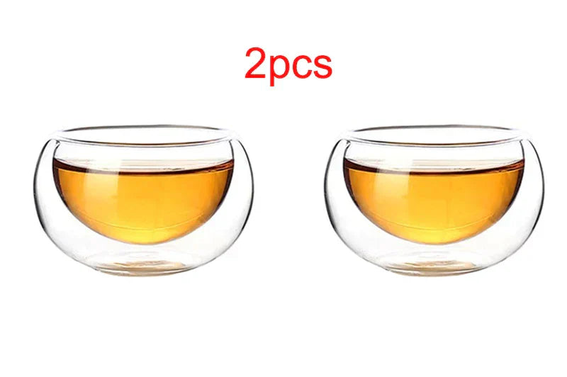 DecorBites™ Glass Tea Pot Set with Infuser - Heat-Resistant Teapot & Fair Cup - Puer Tea Brewing Kit