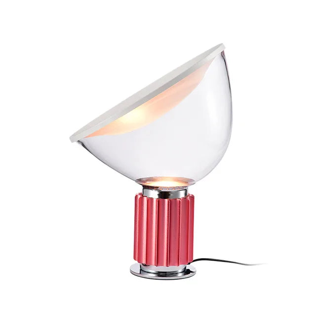 DecorBites™ Aluminum LED Desk Lamp Glass Shade High-end Decor Lighting