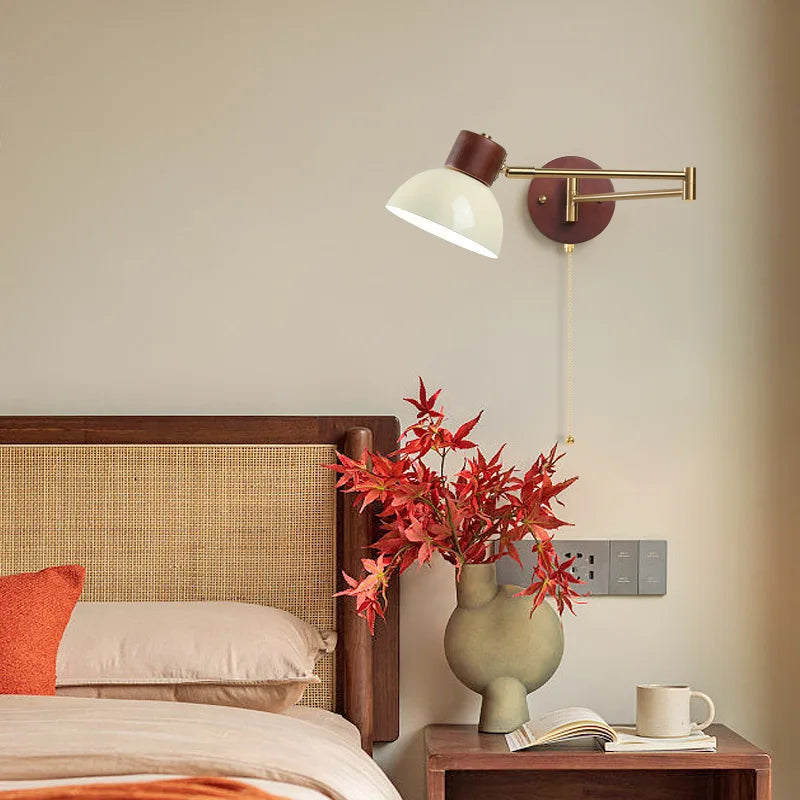 DecorBites™ Creamy Iron LED Wall Lamp Bedroom Living Room Bathroom Mirror Stair Light
