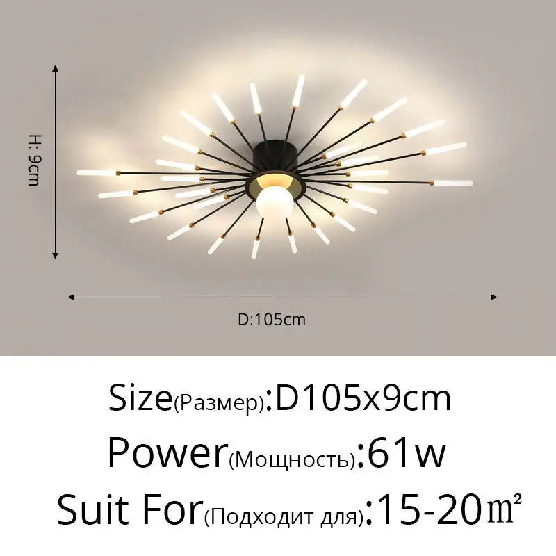 DecorBites™ LED Modern Ceiling Lights for Bedroom, Hall & Living Room