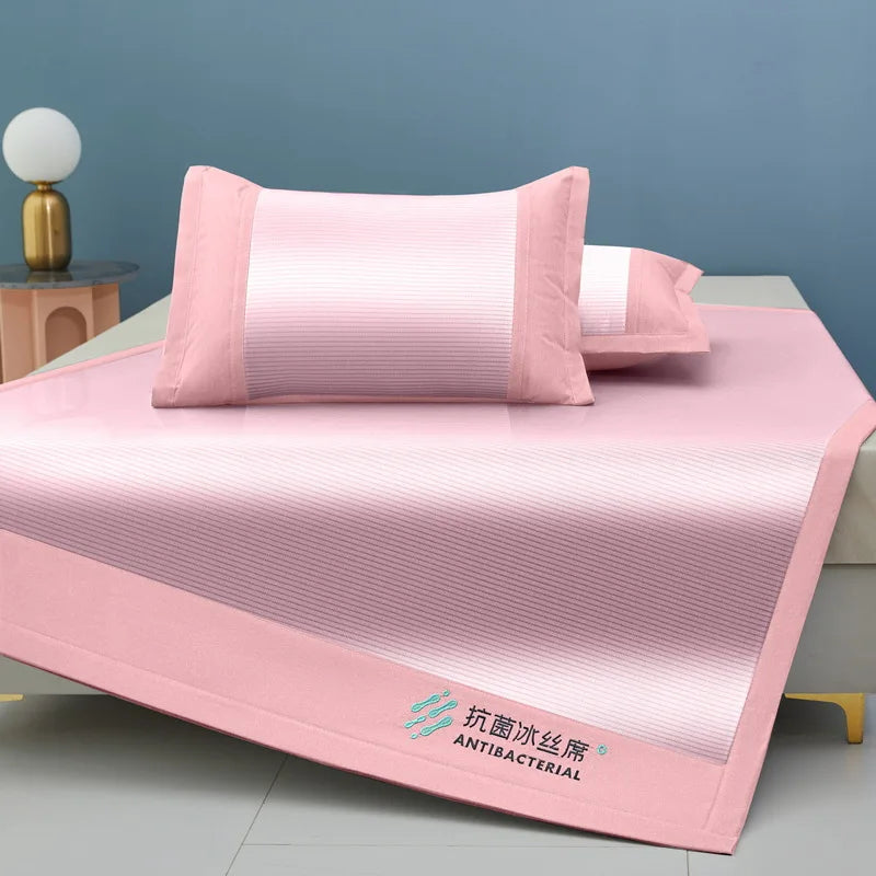 DecorBites™ Cooling Sheet 3-Piece Set for Single Twin Bed - Antibacterial Ice Silk Technology