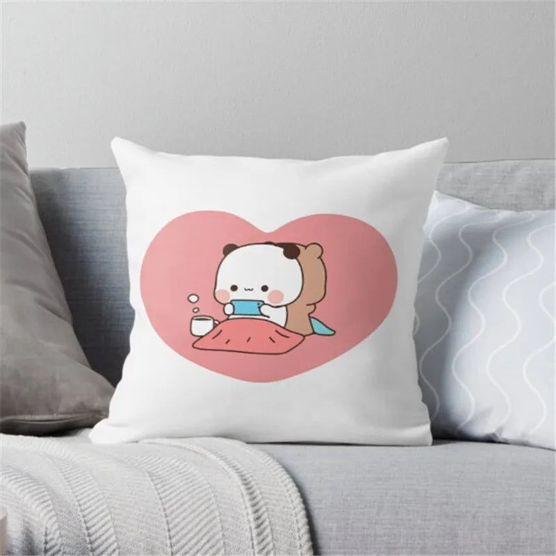 DecorBites™ Cartoon Animal Printed Pillowcase - Cute & Cozy Sofa Cushion Cover