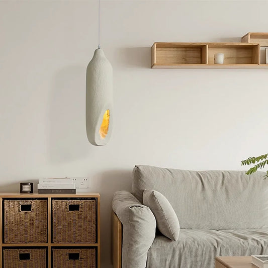 DecorBites™ Cement Handmade Led Chandelier for Living Room, Bedroom Decor Lighting