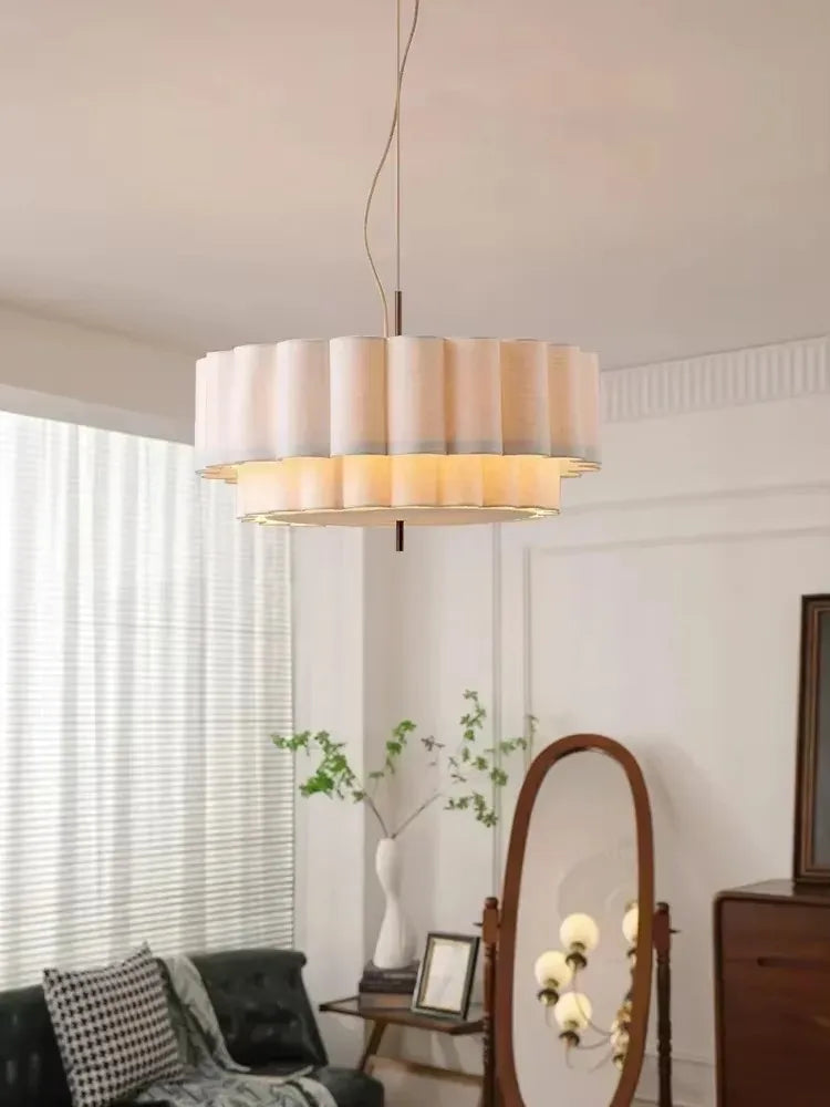 DecorBites™ Bohemia Fabric Chandelier Pendant Lamp for Living Room, Bedroom - Modern Indoor Lighting Fixtures
