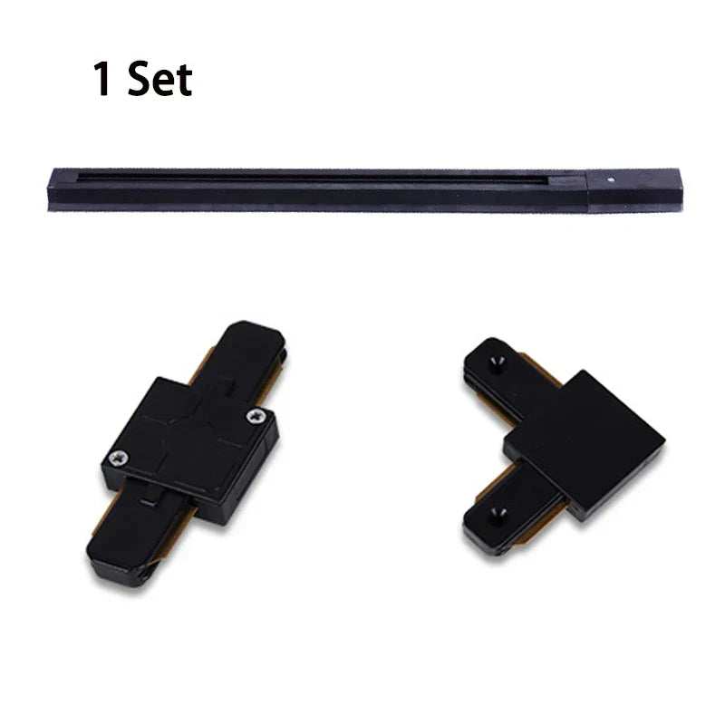 DecorBites™ LED Track Light Set: Rail Track Lamp, Floodlight, Chandelier for Home Decor.
